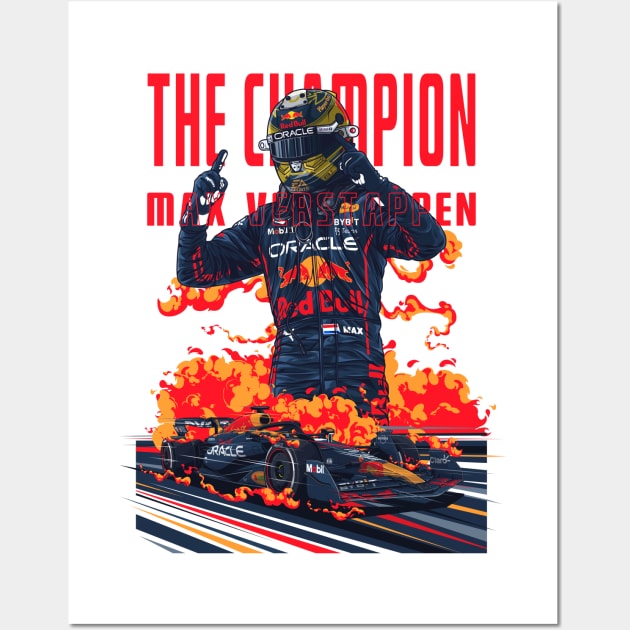 Formula One Max Verstappen Wall Art by desaindroid@gmail.com